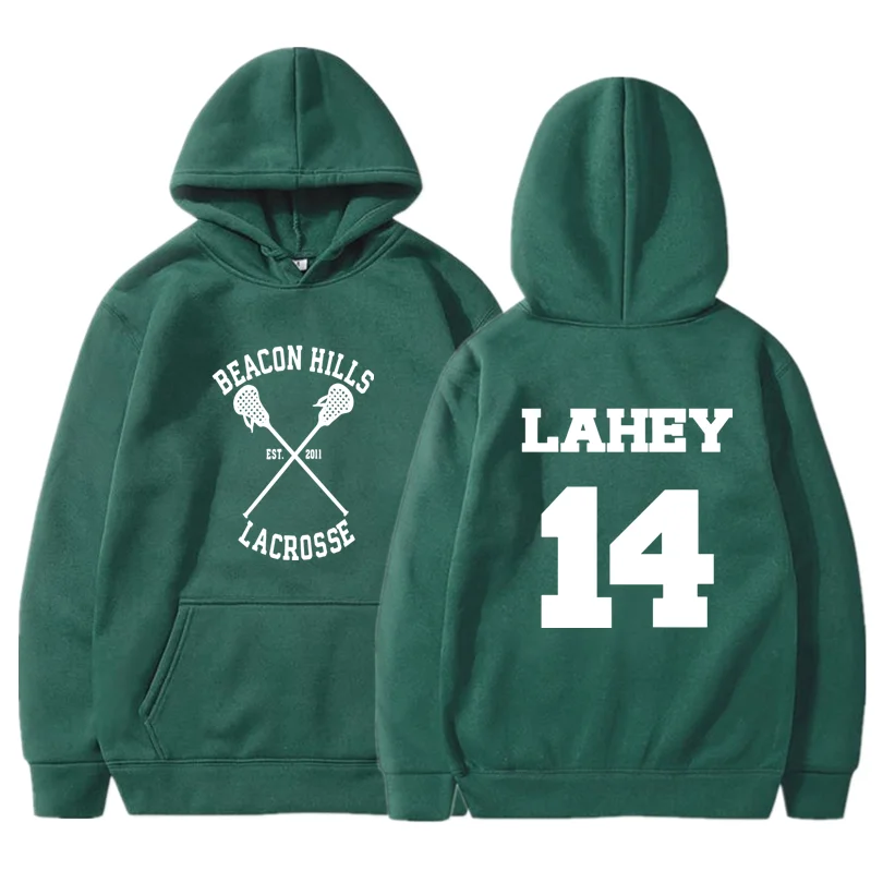 thumbnail image 2 of Teen Wolf Beacon Hills Lacrosse Hoodie – Unisex Pullover Hooded Sweatshirt, 50/50 Cotton/Poly 2 of 10