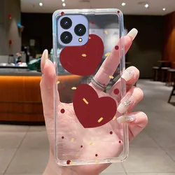 Butterfly Bow Transparent Soft Silicone Phone Case Cover for Cubot P80 (TPU - TPU301)