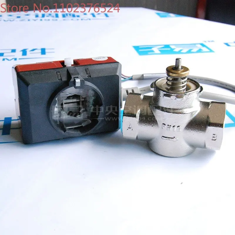 Okonoff Valvola Elettrica A Due Vie Ckf7320 Valvola A Solenoide Dell'Attuatore Della Bobina Del Ventilatore Del Condizionatore D'Aria Centrale