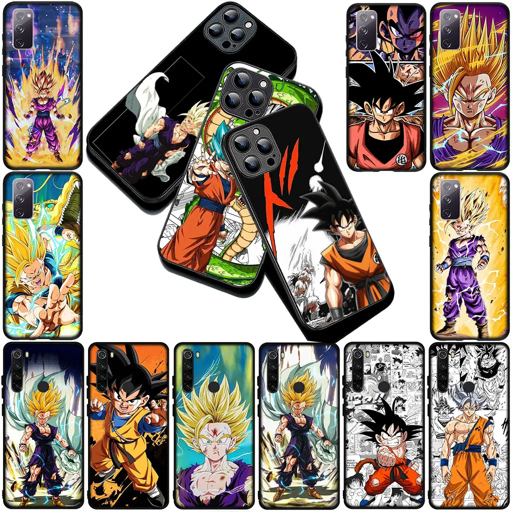 Dragon Warrior Soft Phone Case - Son Gohan Anime Design