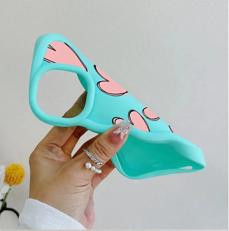 Wave Love Heart Phone Case