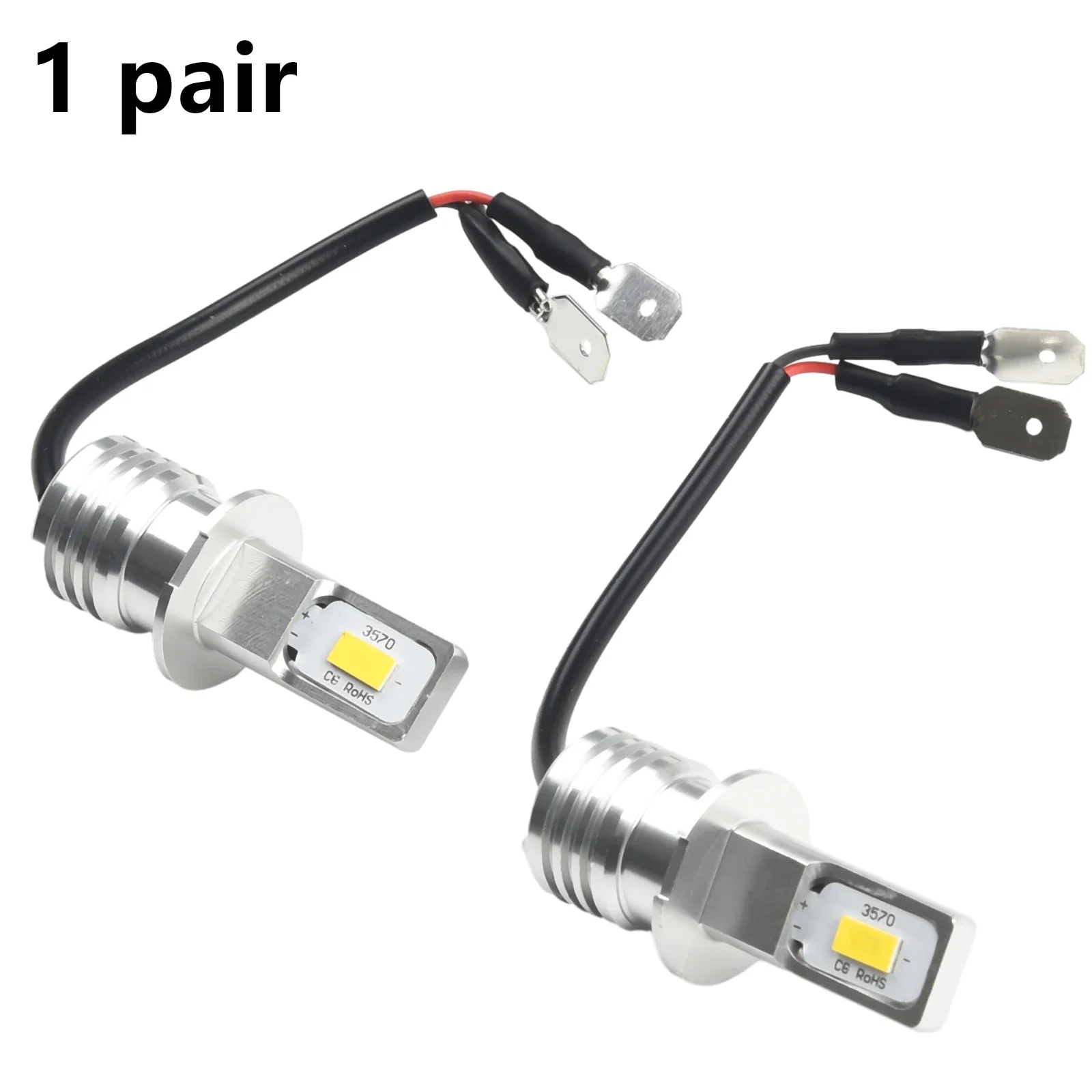 하이 퀄리티 자동차 조명 안개등 전구 안개등, 알루미늄 합금 변환 키트, H3 LED, 황색등, 2000LM, 50000H