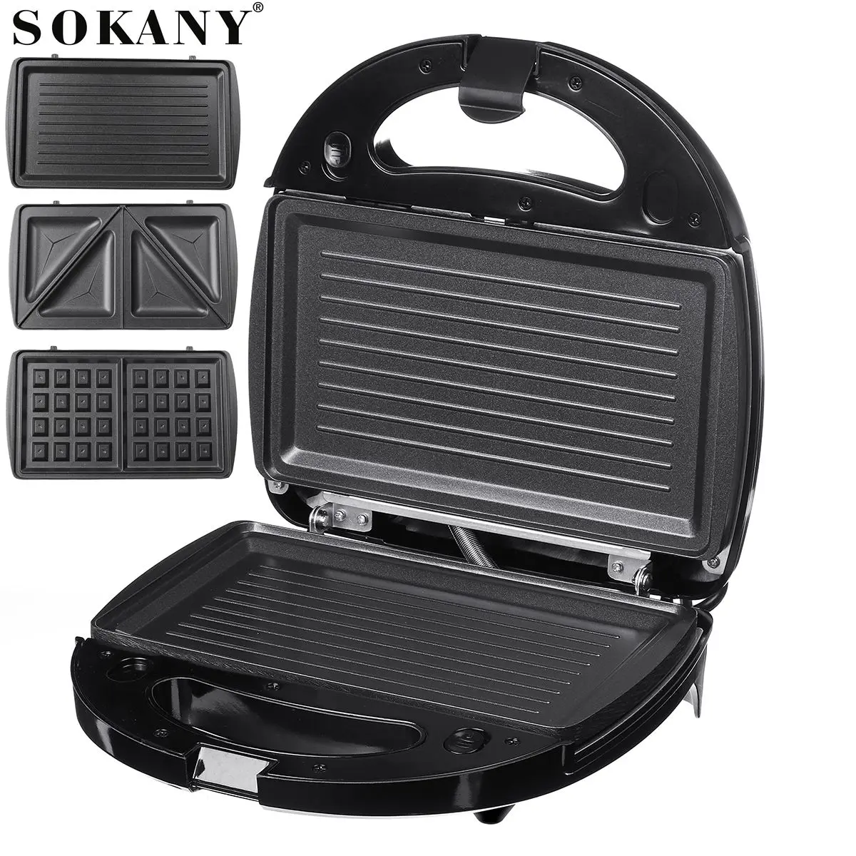 3 in 1 waffle grill sandwich maker