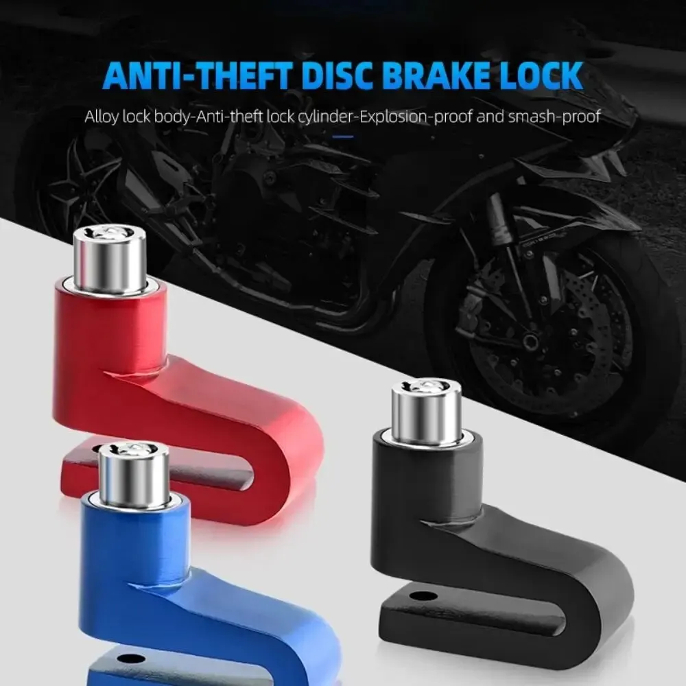 Motorcycle Bike Anti Theft Wheel Disc Brake Lock Safety Disc Wheel Lock Mountain Road Bike Padlock with Keys motorcycle disc brake lock disc brake lock