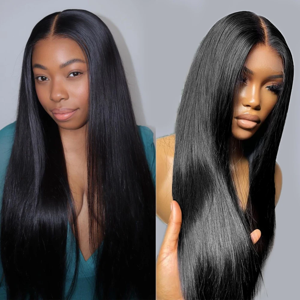 Lace Front Wig 28 inch 13x4 Straight Lace Frontal Human Hair Wig 30 inch Glueless Human Hair Wigs For Women 10A Cheap Brazilian Raw Wigs