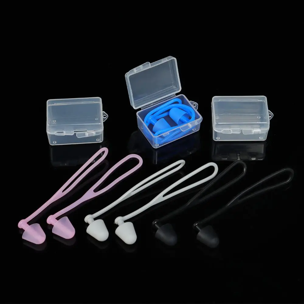Soft Swimming Earplugs Case Protective Prevent Water Protection Ear Plug Waterproof Soft Silicone Swim Dive Supplies 3