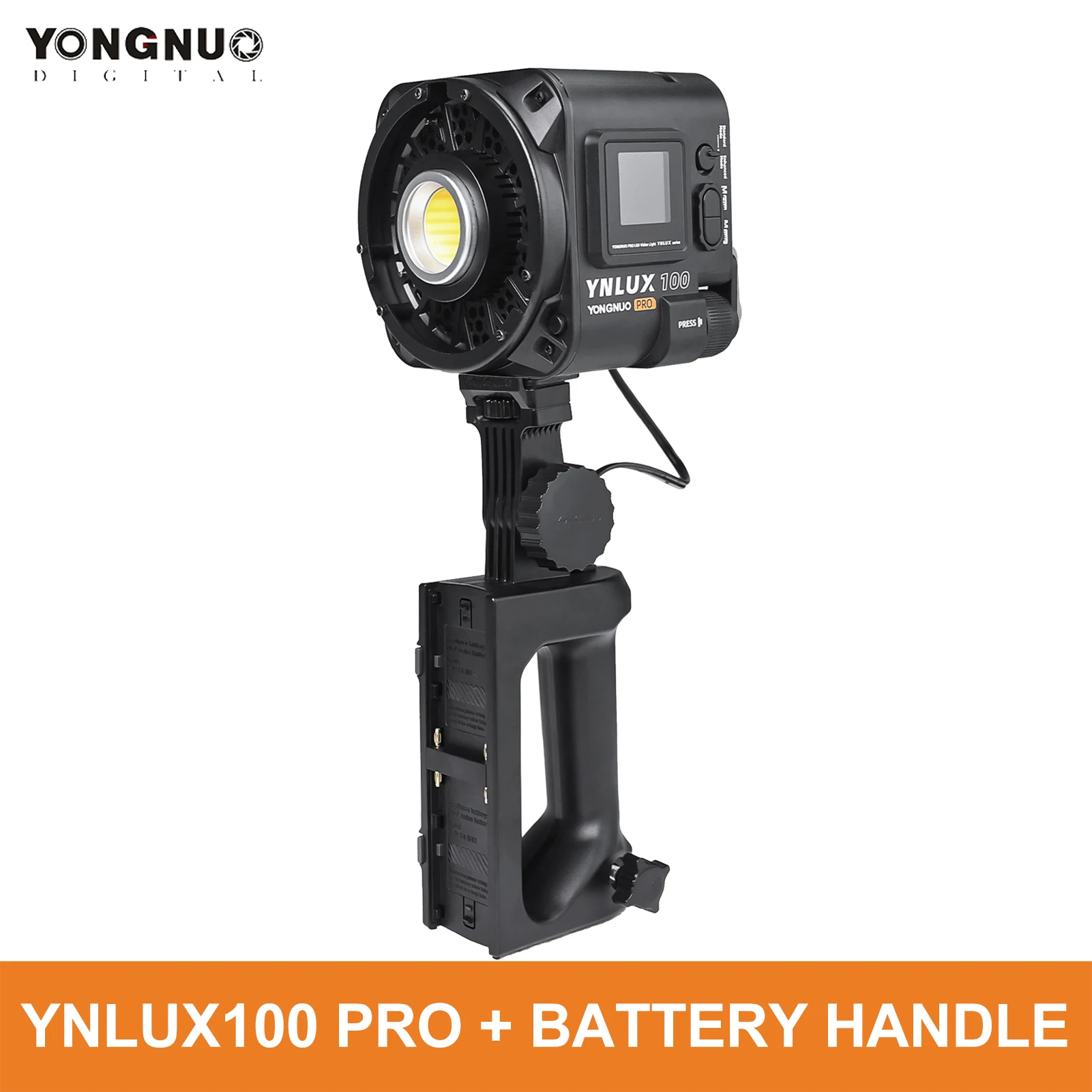 Yongnuo-YNLUX100プロのコンパクトなLEDビデオライト,写真用の