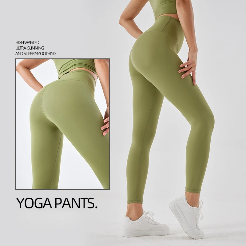 Seamless Leggings Higher Quality Yoga Pants Women High Waist Naked Leggings Elastic Tight Hip Lifting Sport Fitness Bottom Pants