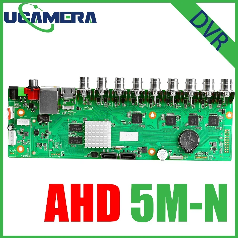 Cctv Xm Dvr 16 Canali 5Mp-N 6 In 1 Videoregistratore 16Ch Bnc Board Ip Ahd Camera Xmeye Hdd Hd 4K Protezione Di Sicurezza Di Rete