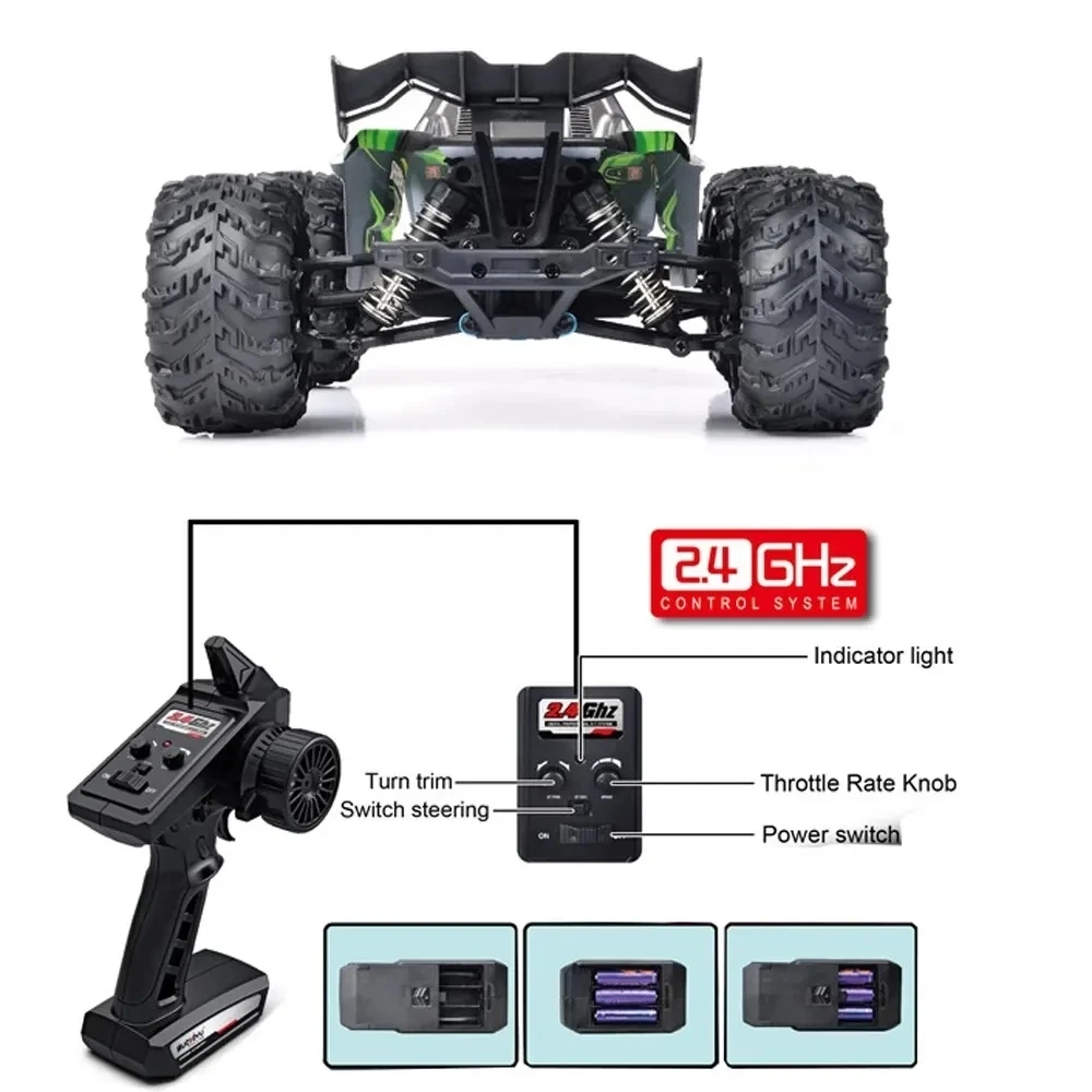1:16 スケール大型 RC カー 50 キロ/h 高速 RC カーのおもちゃ