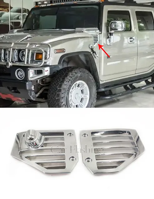 Chrome Silver Guard Trim Covers House Frame For HUMMER H2 SUV SUT 