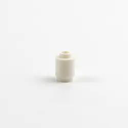 100-Piece Round Cylinder Building Blocks Set (White)