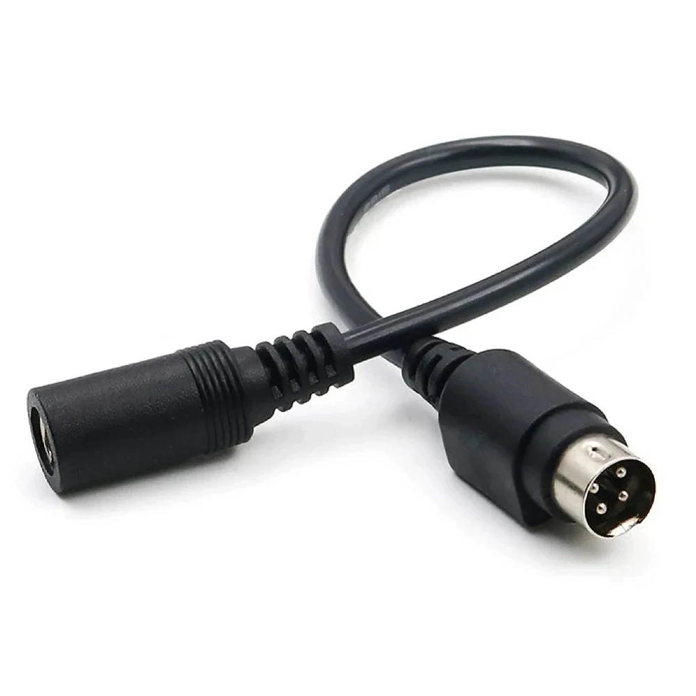 1PCS DC Power Supply Adapter Cable 5.5 x 2.1mm Female to MINI DIN 4 Pin Male For SATO TG-5011-19V-ES TV LCD VCR Lead Wire