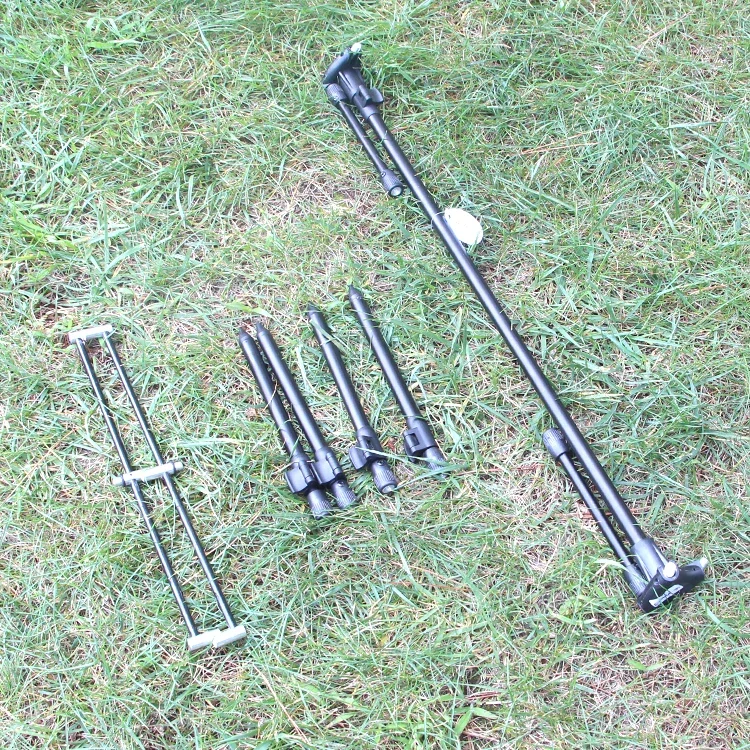 In Stock Adjustable 3 Rod Pod Aluminium Carp Fishing Rod Pod 12Ft