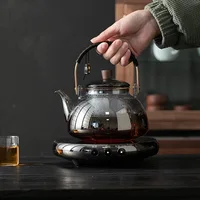 Teapot Glass Temperature Resistant Steaming and Boiling 5