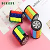 TOBEFU 3D Magic Corn Cube Tower Puzzle Speed Cube Wheel Rotating Game Cubos Cylindrical Toys for Children Educational Gifts 3