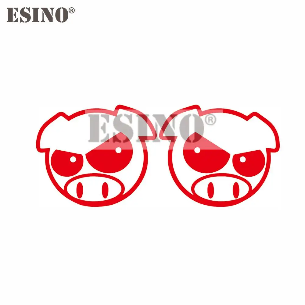 

Стайлинг автомобиля Забавный дьявол свинка Япония Гонки JDM автомобиль декоративная наклейка мультфильм ПВХ 3D резьба кузова автомобиля Наклейка узор винил