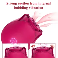 Rote Rose Spielzeug Stimulator Zunge lecken Vibrator für Frauen mit 10 Geschwindigkeiten wiederaufladbare Klitoris Nippel Sexspielzeug Valentinstag Frauen 4