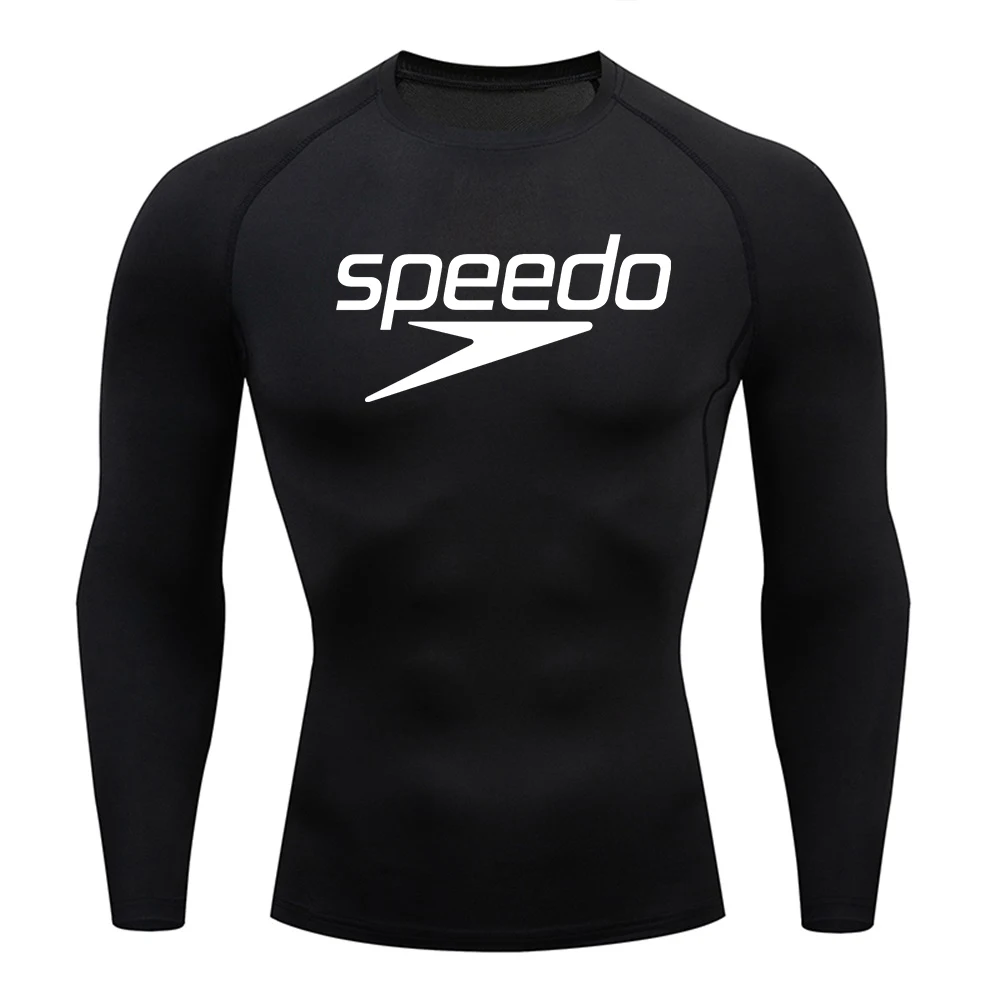Rash Guard Men Surfing Diving Tee Swimwear Tight short Sleeve T Shirt UV Swimming Prevent Jellyfish