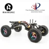 Rhino Crawler Frame Chassis Full Kit,With Capra Axles Driver Shaft Gear Box for 1/10 RC Crawler Car 1