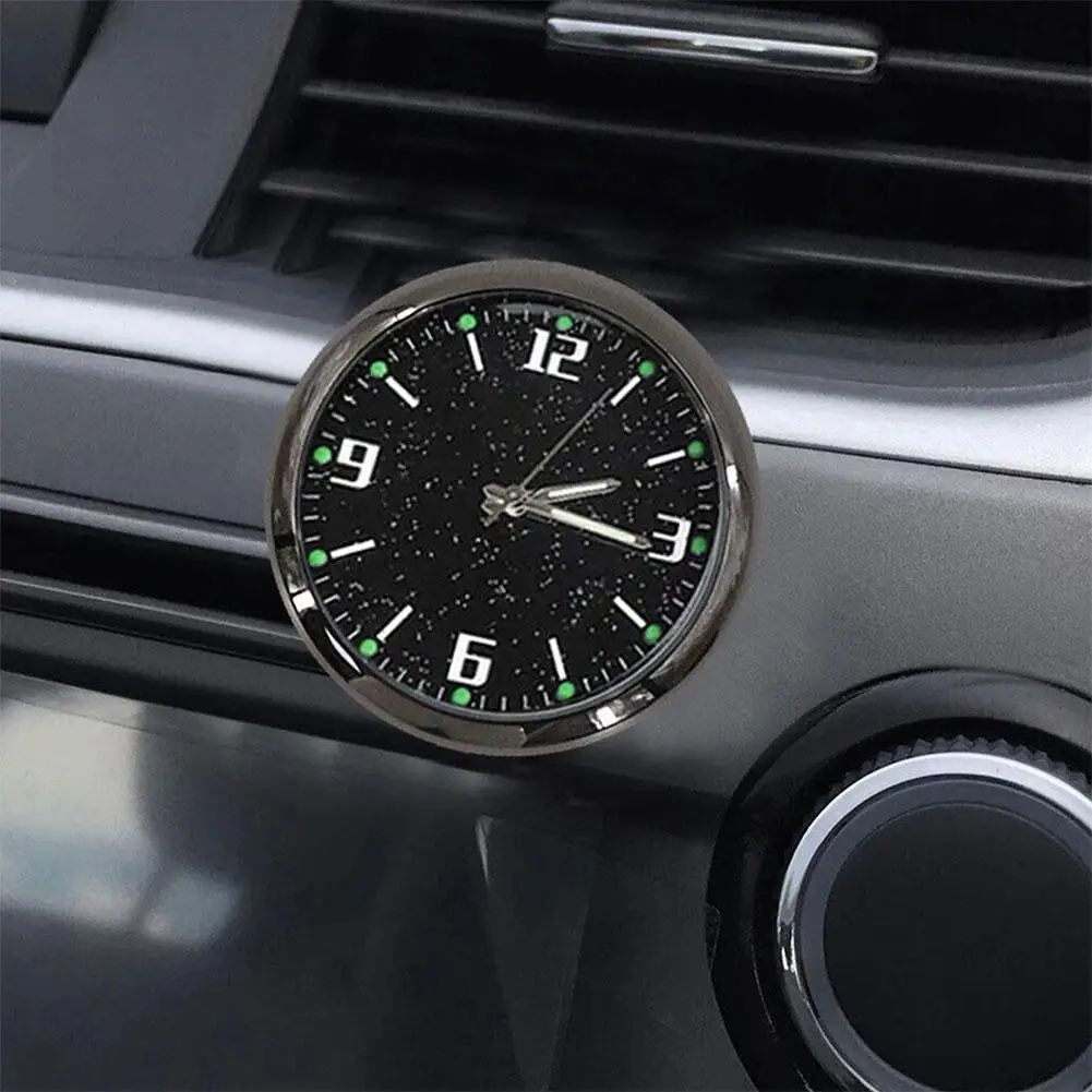 Luminous Auto Gauge Clock Mini Car Air Vent Quartz Clock With Clip Air Outlet Watch Clock For Styling Waterproof Car Accessories
