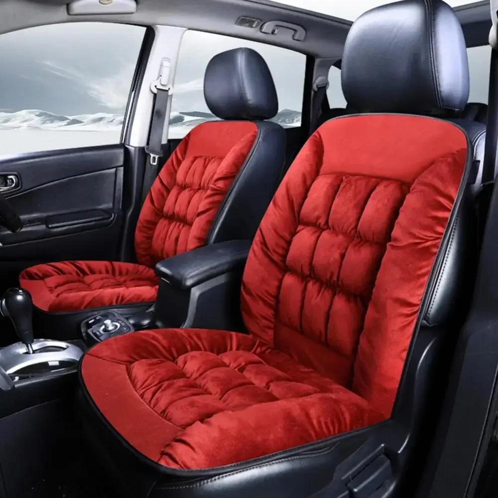 

Original Autumn Winter Universal Plush Car Front Seat Cover Cushion Auto Soft Pad Mat Car Cushion Auto Interior Accessories