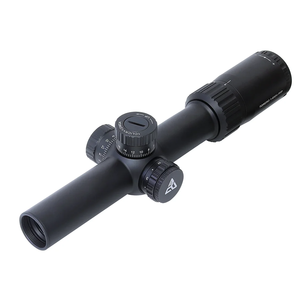 Red Win Torero 1-6x24 Scope-FFP,Real 1x, 1/2 MOA Adjust,Zero Lock,Glass Etched Reticle,6 Levels Red Illumiation Hold.308 Cal. rifle scope