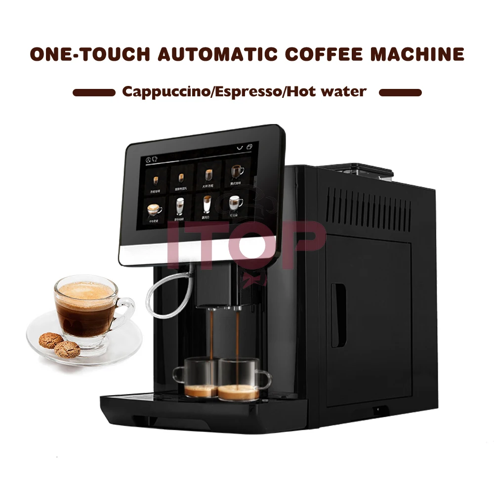 ITOP CM-OFT50 One Touch Automatic Coffee Maker 19Bar ULKA Pump Make 20+ Beverages Fancy Coffee Machine Latte Espresso Restreto