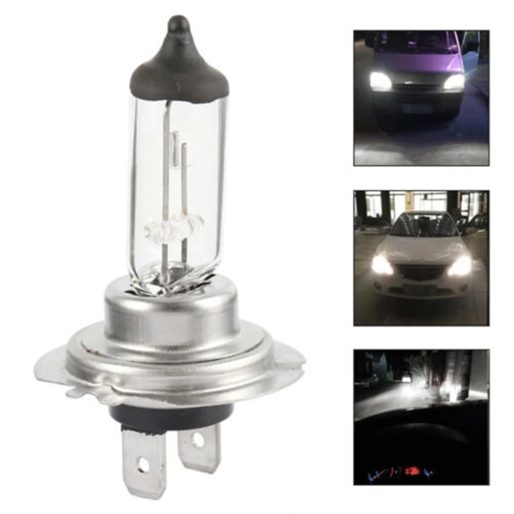 Ampoule de voiture halogène super blanche, ampoule de sauna, lumières de voiture, 55W, 12V, H7, 10 pièces