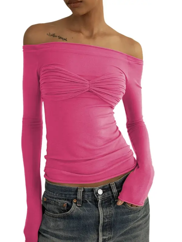 Trendix See Through Sexy Bodycon Bodysuit Lingerie Women 2024 Long Sleeve Mesh Body Top Fashion Twist Backless Tees Bodysuits - Image 16