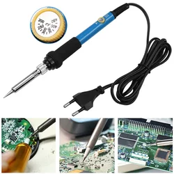110V/220V 60W Electric Soldering Iron Adjustable Temperature Electric Soldering Iron Solder Tin Welding Solder Repair Tools