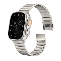 Titanium Alloy Strap for Apple Watch - Premium Metal Bracelet (Ti)