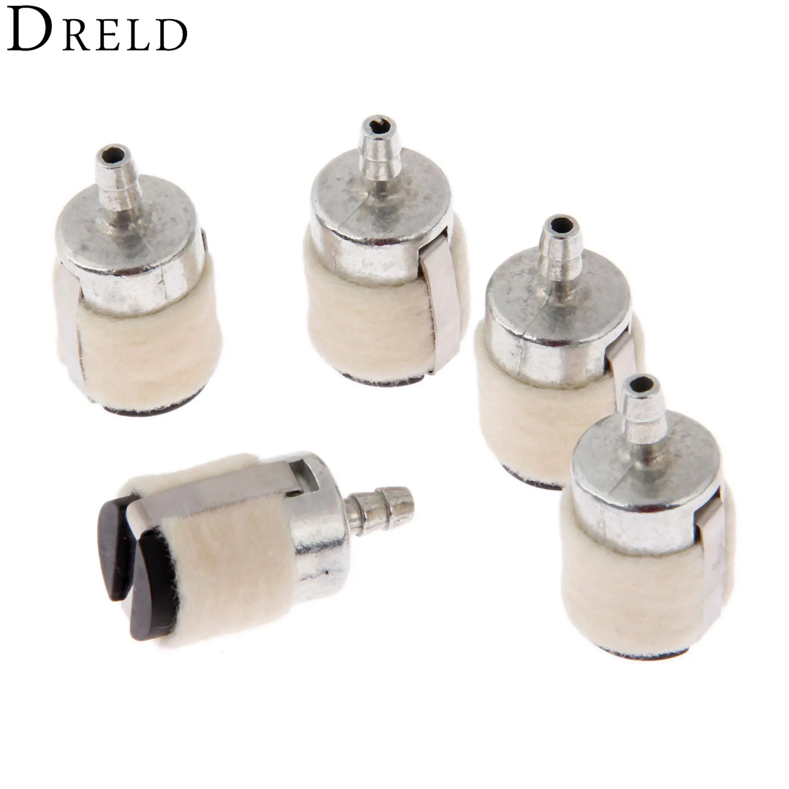Grass Trimmer Rotary Tool Accessories Grass Trimmer Accessory Steel Tubes Chainsaw Carb Repair Kit Grass Trimmer Filter Kit 5Pcs/lot Cotton Wool Fuel Filter for Chain Saw Brush Cutter Earth Auger Water Pump Parts Chainsaw Garden Power Tool Parts