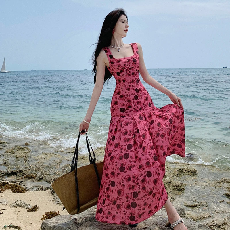 

Modern Dance Long Dresses Show Dance Clothes Carnaval Disfrace Costume Stage Wear Women Flower Dress Fantasia Adulta Ropa Baile