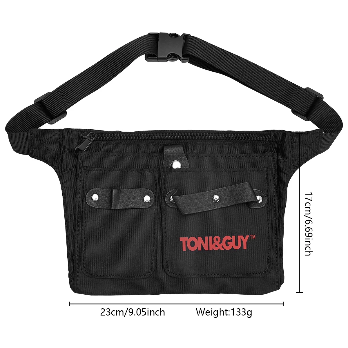 Barbershop Scissors Clips Comb Pouch Hairdressing Stuff Case Waist Pack Belt PU Leather Bag Professional Salon Tools Accessories