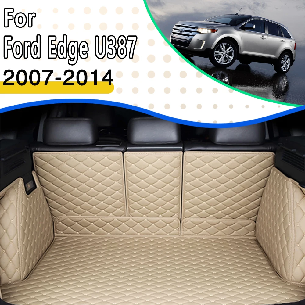 Trunk Mat For Ford Edge U387 20072014 Waterproof Dedicated Car Trunk