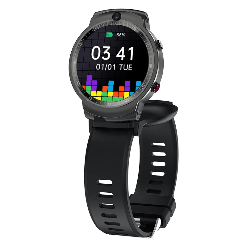 Wholesale Android 4G Smart Watch DM28 Support Video Call 32G Memory Dual HD Camera Rotated Design