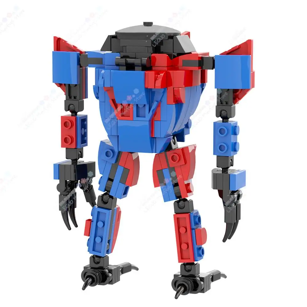 MOC1313 크리에이티브 공상 과학 메카 모델 빌딩 블록, DIY 영화 액션 피규어, 파워 슈트, 장식 조립 벽돌, 어린이용 장난감