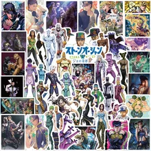 

10/30/50 Pcs Anime Cartoon jojo Bizarre Adventure Graffiti Stickers Laptop Fridge Luggage Phone Guitar Fans Sticker Kid Toy Gift