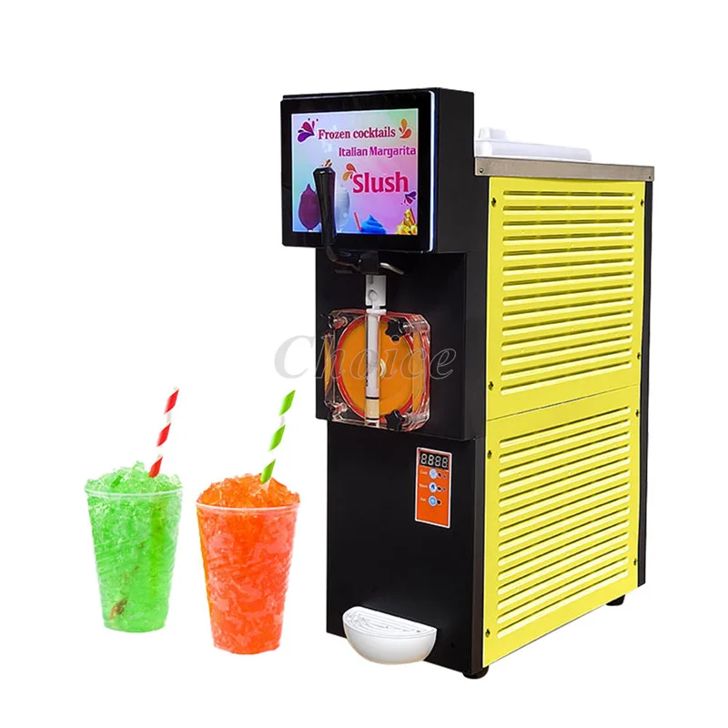 

Bubble Tea Fruit Juice Slush Machine Automatic Ice Slush Drink Mini Slushie Granita Machine Mix Maker Machine Home Use
