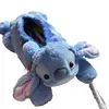 2024 New Miniso Cute Cartoon Interstellar Baby Stitch Plush Pen Bag Stationery Pig Worm Doll Desktop Storage Bag Birthday Gift 5