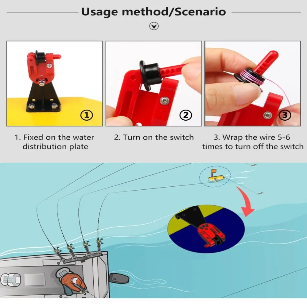 Adjustable fishing releaseclip Offshore Snap Release Fishing Board Release Clip Heavy Tension Multiple options