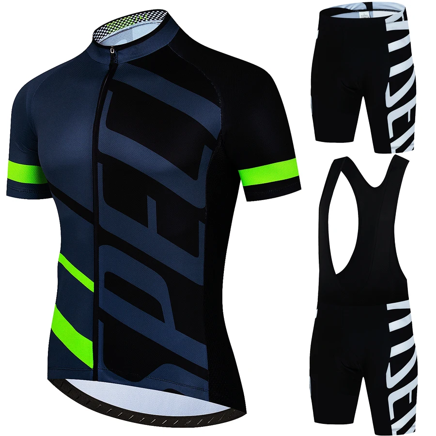 

Cycling Uniform Tricuta Man Sleeve Men's Bike Clothing Jersey Pants Complete Summer Outfit Set Clothes 2024 Mtb Suit Jacket Bib