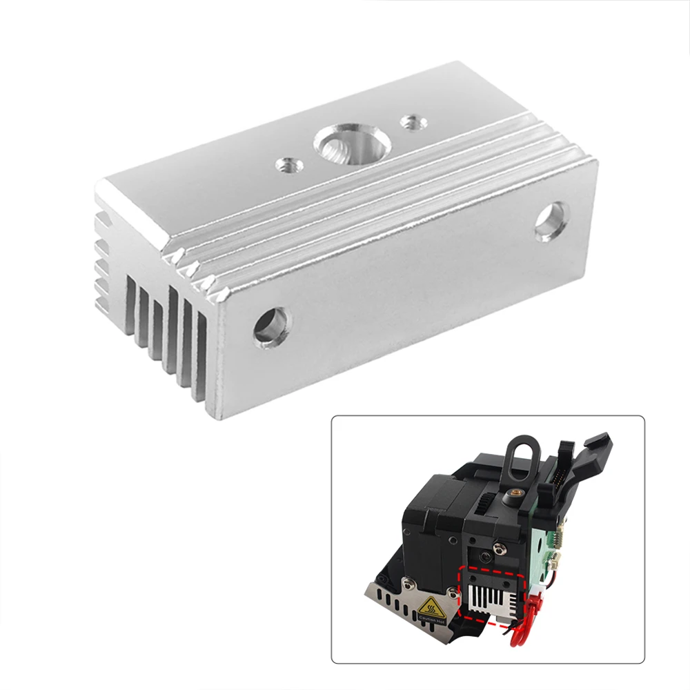 Accessori Per Stampanti 3D Per Estrusore Sprite Genie Extruder Blocco Di Raffreddamento In Alluminio Compatibile Con L'Originale