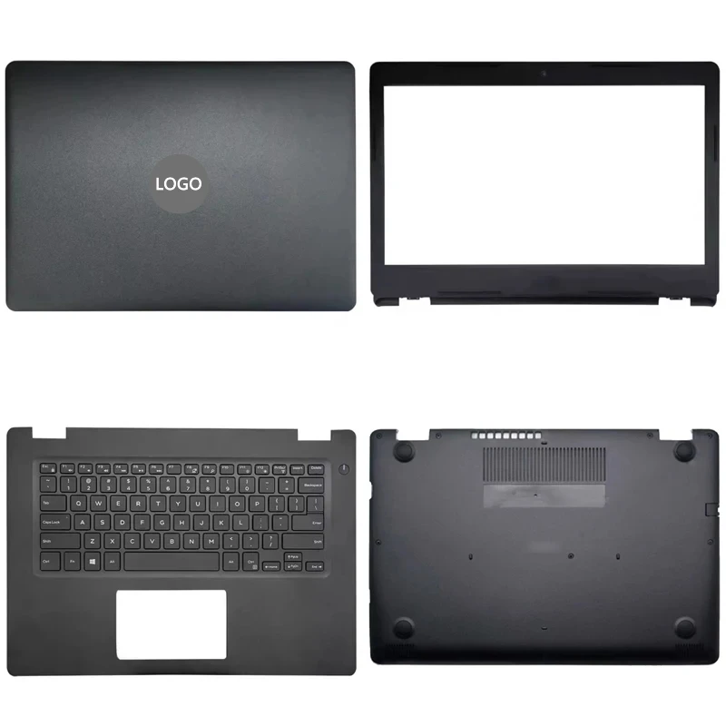 

NEW For Dell Latitude 3490 L3490 E3490 P89G Laptop LCD Back Cover Front Bezel Upper Palmrest Bottom Base Case Keyboard Hinges