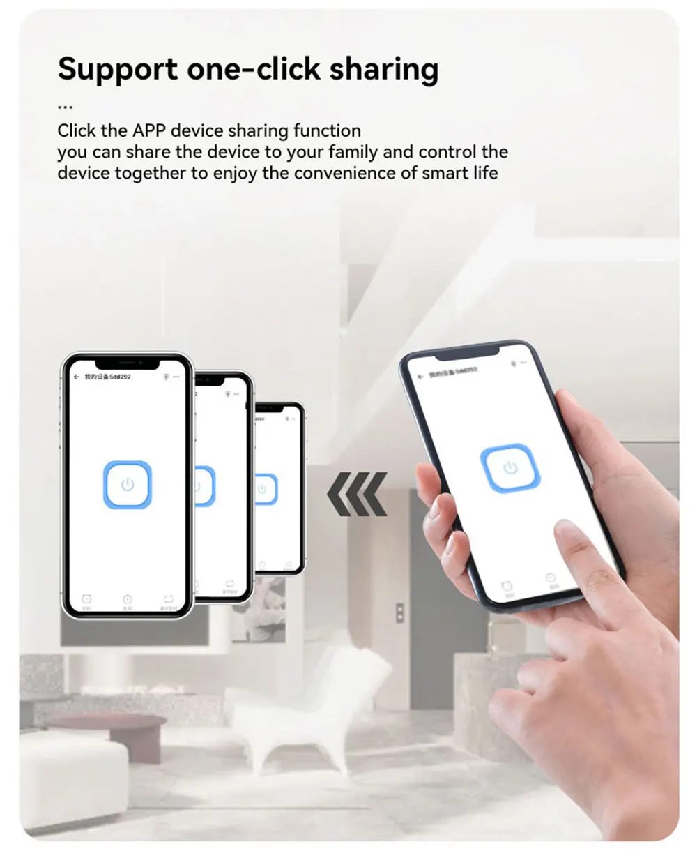 eWelink Smart Home WiFi Switch 30A AC90-250V Wireless Remote Control On Off DIY
