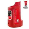 N12 Battery Power Source Adapter for Milwaukee 12V M12 Battery Power Wheel Charger Adapter with 12V DC Port USB2.0 Port 2