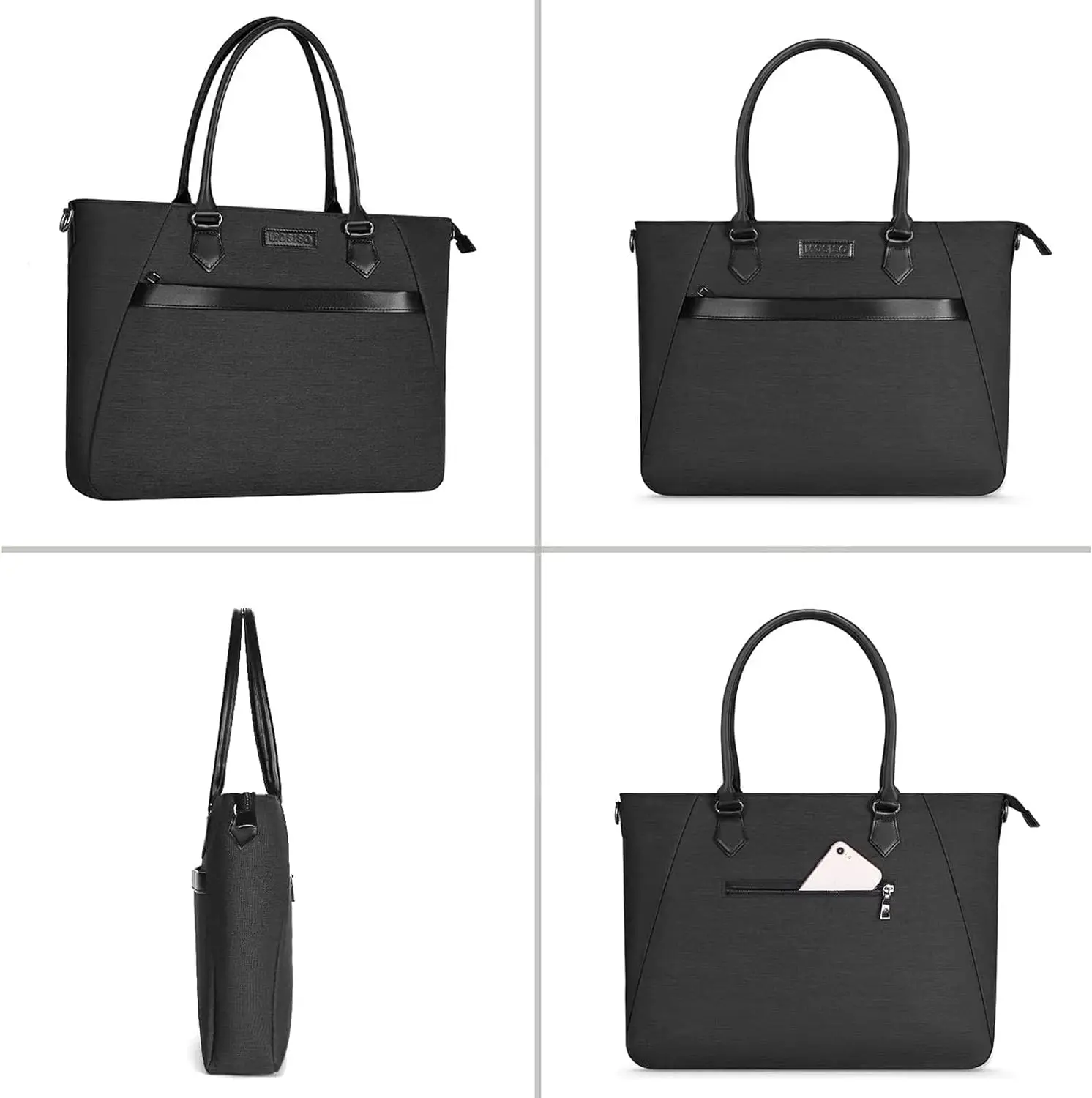 Bolsala Portátil para Homens e Mulheres Bolsa de Ombro Estojo para Notebook Maleta Viagens de Trabalho Compras Negócios 17 173 - Imagem 3