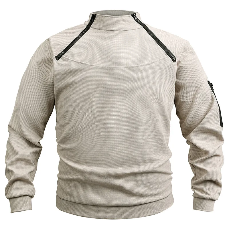 Men Outdoor Polar Fleece Jacket Hunting Clothes Warm Zipper Pullover Windproof Thermal Hiking Sweate for DUTR-Tactical men outdoor jacket