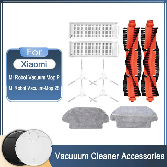 For Xiaomi Robot Vacuum S12 & Vacuum Mop 2S Robot Vacuum Cleaner  Accessories Main Side Brushes Filters Mop Wipes - AliExpress